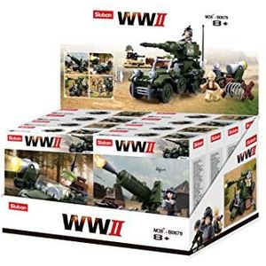 Sluban Wii-4-in-1 militaire presentatiedoos (8 stuks) M38-B0678