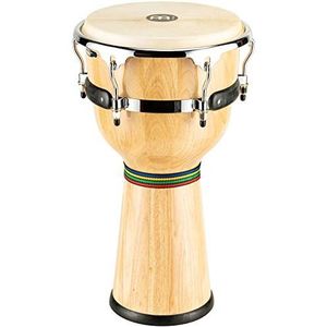 Meinl Percussion Floatune Series Djembe van hout, 30 cm, muziekinstrument voor volwassenen, natuurlijk (DJW3NT)