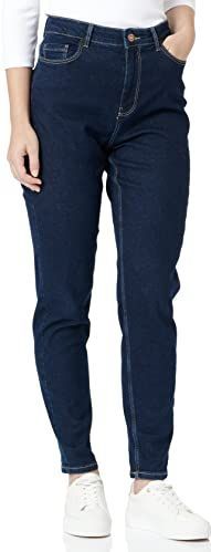 Pieces Damesjeans, donkerblauw, denim, XS, donkerblauw denim