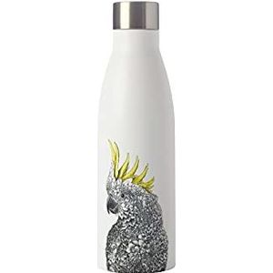 Maxwell & Williams Marini Ferlazzo Laughing Kookaburra roestvrijstalen thermosfles, dubbelwandig, roestvrij staal, wit, 500 ml