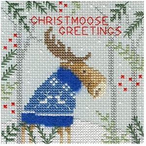 Bothy Threads XMAS7 Wenskaart Kerst Kruissteekkaart 10x10cm