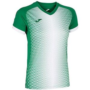 Joma Supernova T-shirt voor dames, Groen-wit