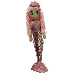 Sweety Toys 13364 pluche pop, zeemeermin, 45 cm, roze