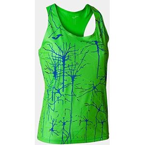 Joma Camiseta de Tirantes Elite IX T-shirt voor dames, korte mouwen, Verde FlÃor