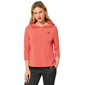Street One A318500 Capuchontrui voor dames, Sunset Coral