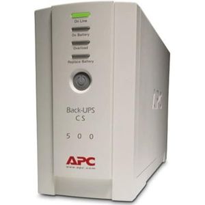 APC Back-UPS CS - BK500EI - 500VA UPS (4 IEC-uitgangen)