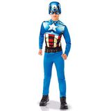 Rubie's - Officieel klassiek kostuum – Captain America, kinderen, I-610759S, maat S 3 tot 4 jaar
