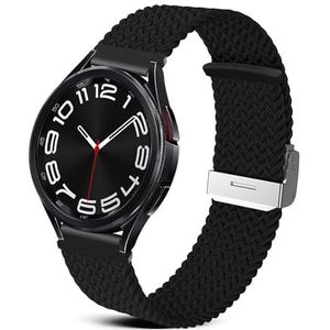 RoYiio Nylon armband, compatibel met Samsung Galaxy Watch 6 Classic/Watch 4 Classic, comfortabel en ademend, 20 mm horlogeband voor Galaxy Watch 4/Watch 5/Watch 5 Pro/Watch 6