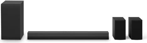 LG S40TR Smart soundbar, 400 W vermogen en 4.1 kanalen, met kunstmatige intelligentie, Eco Smart Green product, Dolby Atmos en DTS omhullend geluid