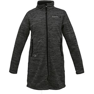 Deproc Active Elmsdale Lichte softshelljas voor dames, korte jas, windstopper, softshelljas, tussenseizoen, Elmsdale Long II, gebreide fleecejas, antraciet, 40, Antraciet