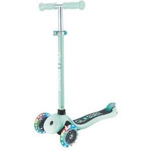 Globber - Primo Lights – step met 3 wielen voor kinderen van 3 tot 7 jaar, pastelgroen
