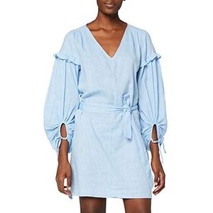 SPARKZ COPENHAGEN Tina Tunic Jurk voor dames, Blauw (Blue Chambray 748)