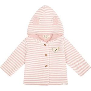 Steiff Unisex baby jas met capuchon roze 86, Roze