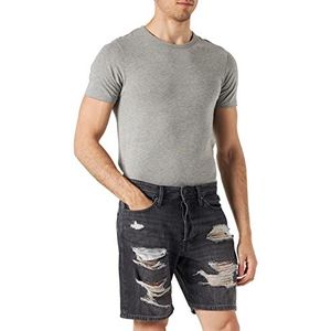 JACK & JONES Herenshorts, Zwarte jeans