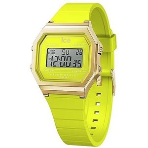 Ice-Watch - ICE digit retro Sunny lime - groen dameshorloge met kunststof band - 022054 (Small), Groen (Flashy), Klassiek