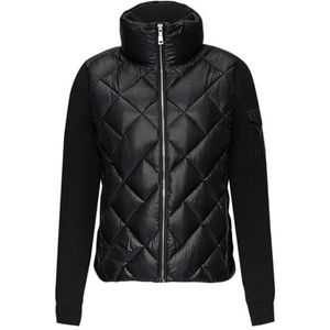 s.Oliver Veste matelassée légère avec manches tricotées, 9999 noir, 46