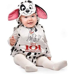 Ciao Baby Dalmatiër kostuum rompertje Fagottino Disney 6-12 maanden kinderen wit zwart 11256.6 - 12