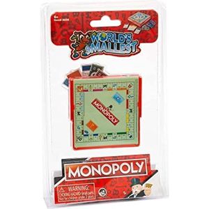 Worlds Smallest Super Impulse 361224 Worlds Smallest Monopoly wereldbordspel in mini-versie vanaf 8 jaar