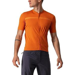 CASTELLI Unlimited AR Jrs lang shirt voor heren, oranje rust, M, Oranje roest