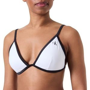 Calvin Klein Triangle (Haut de Bikini) Femme, Blanc (Pvh Classic White), XL