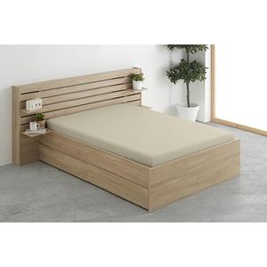 Degrees home - Verstelbaar hoeslaken 135 x 200 cm - diepe zak - microvezel polyester bed 135 cm