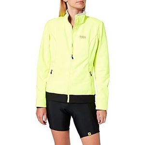 GORE BIKE WEAR Windstopper Softshelljas voor dames, Neon Geel/Zwart