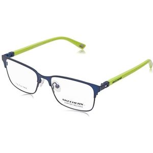 Skechers Lunettes Homme, Bleu mat, 47/15/130