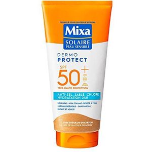 Mixa Dermo Protect zonnemelk tegen zout, zand, chloor en vocht SPF50+, 175 ml