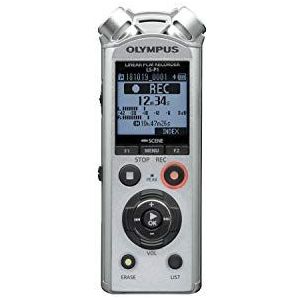 Olympus LS-P1 Digitale Hi-Res audio-recorder met directionele stereomicrofoons, USB-aansluiting, laagdoorlaatfilter, ruisonderdrukking, zoommicrofoon, spraakbalancer en 4 GB geheugen