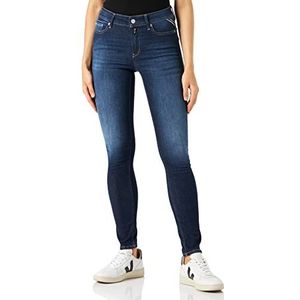 Replay Luzien Gerecycleerde damesjeans, Donkerblauw 007