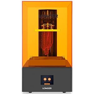 3D-printer van hars, 3D-printer oranje 4K, fotopolymerisatie 3D-printer met 5,5 inch 4K monochroom display, parallelle ledverlichting, groot afdrukformaat 4,72 x 2,68 x 7,48