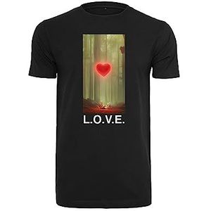 Mister Tee Wood Love Tee S T-shirt pour homme Noir, Noir, S