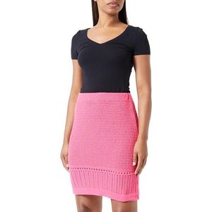 nascita Mini jupe en tricot pour femme 11026970-na03, rose, taille L, rose, L