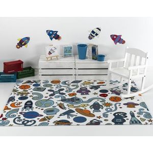 MANTAS MORA Tapis en polyester, multicolore, 80 x 140 cm