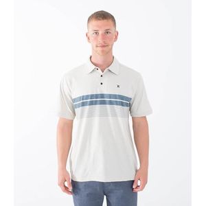 Hurley Polo SLUB SS à rayures imprimées