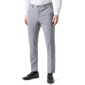 SELETED HOMME Pantalon Slhslim-Delon en jersey TRS Flex Noos pour homme, Gris clair chiné, 54