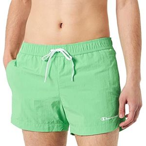 Champion Legacy AC Small Logo Shorts voor heren, lichtgroen, S, Lichtgroen