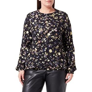 s.Oliver 2120842 blouse, zwart, 42 dames, zwart, maat 42, SCHWARZ