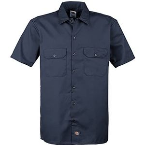 Dickies Werkhemd voor heren, korte mouwen, blauw (Navy Blue NV)