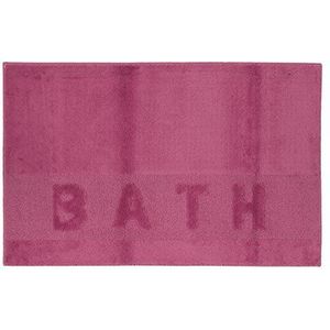 Hagemann Badmat, stof, 70 x 120 x 2 cm, fuchsia