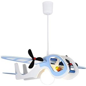 Elobra Plafondlamp voor kinderkamer, E27-fitting, blauw