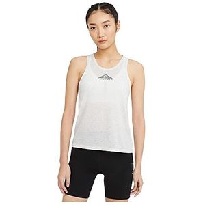 Nike City Sleek Trail T-shirt voor dames, Rookgrijs/rookgrijs/reflecterend