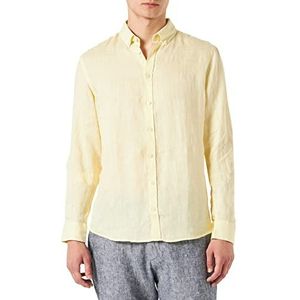 CASUAL FRIDAY Anton BD LS Linen herenhemd, 110619/flan, L, 110619/flan, L, 110619/Flan