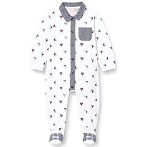 Chicco Rompertje vooraan open pyjama kinderen pasgeborenen wit normaal kinderpyjama wit, Wit.