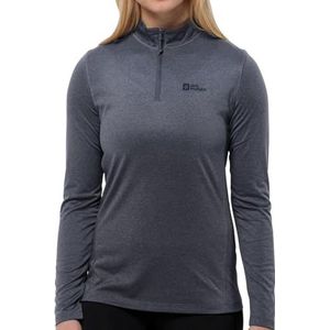 Jack Wolfskin Sky Thermal Hz W Wandelshirt voor dames, Dolfijn.