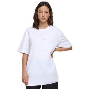 MERCHCODE T-shirt pour femme, Blanc., XXL