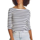 TOMMY HILFIGER New Cody Slim Boat-nk 3/4slv Ww0ww40589 CODY SLIM BOAT-NK 3/4SLV WW0WW40589 Dames, Blauw (Breton Dark Night Navy Stp), M