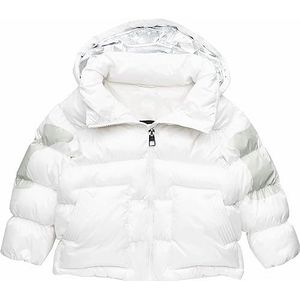 Replay Gewatteerde jas voor meisjes, Gebroken wit (562)