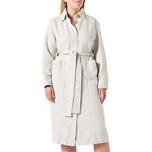 Mustang Whisper White Melange 2078 Trenchcoat voor dames, gemêleerd, L, Whisper White Melange 2078