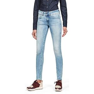 G-STAR RAW Lynn Mid Waist Skinny damesjeans, blauw, 24W/36L